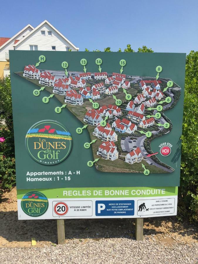 Apartmán Les Dunes Du Golf First Line Sea View App Block B 1-3 Wimereux Exteriér fotografie